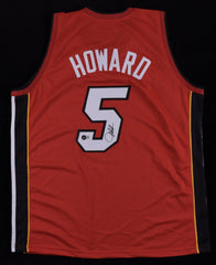 Juwan Howard Signed Miami Heat Jersey (Beckett Holo) 2xNBA Champion 2012, 2013
