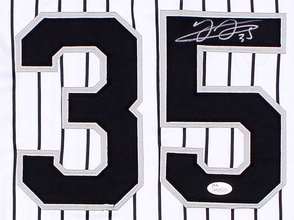 Frank Thomas Signed White Sox Jersey (JSA COA) "The Big Hurt" 500 HR Club Member