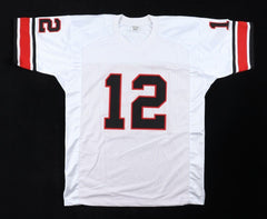 Jim Kelly Signed USFL's Houston Gamblers 1984 Jersey (JSA COA) 5×Pro Bowl QB