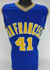 Jamaal Wilkes Signed San Francisco Warriors Jersey (Beckett) 4xNBA Champ / UCLA