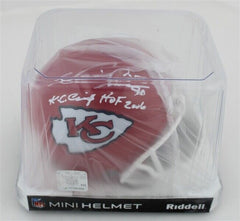 Neil Smith Signed Kansas City Chiefs Riddell Speed Mini Helmet w