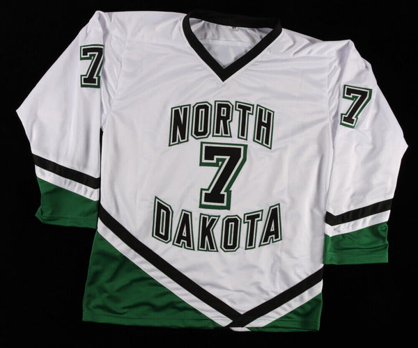 T. J. Oshie Signed University North Dakota Fighting Sioux Jersey (Beckett  Holo)