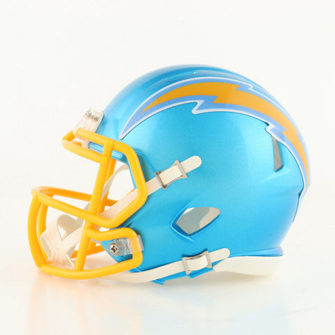 Mike Williams Signed Los Angeles Chargers Mini Helmet (Beckett) 2017 1st Rnd Pk