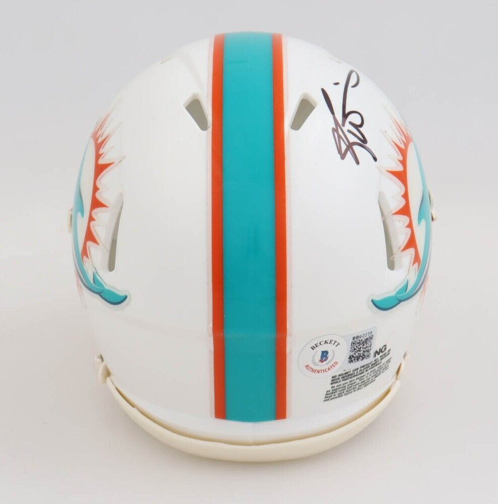 Ricky Williams Signed Miami Dolphin Mini Helmet (Beckett COA) All Pro Running Bk