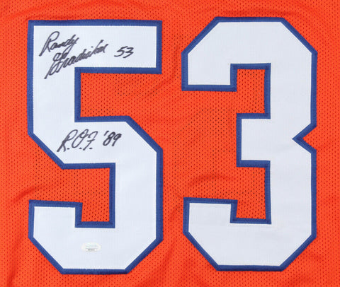 Randy Gradishar Signed Denver Broncos Jersey Inscribed "R.O.Y '89" (JSA COA) L.B
