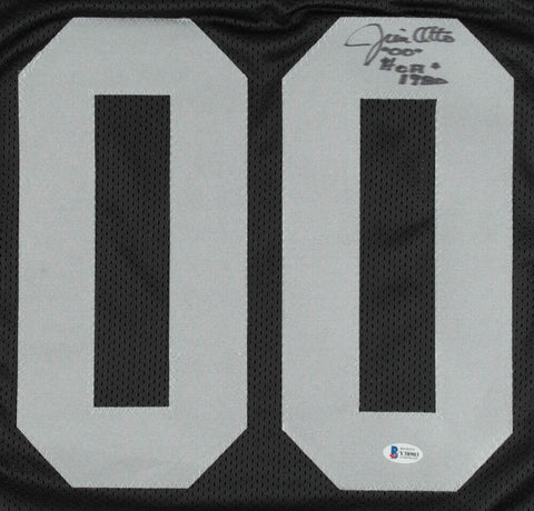 Jim Otto Signed Raiders Football Jersey Inscribed "HOF 1980" (Beckett COA)