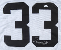 Merril Hoge Signed Steelers Jersey (JSA COA)  Pittsburgh Running back 1987-1994
