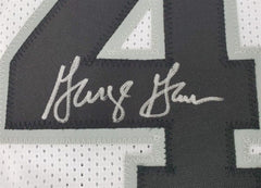 George Gervin Signed San Antonio Spur Photo Jersey "HOF 96" (JSA COA) The Iceman