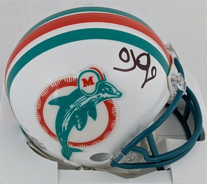 Miami Dolphins Oj Mcduffie Signed 5X Insc Full Size Speed Replica Helmet  Jsa Coa