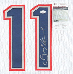 Julian Edelman Signed New England Patriots Jersey (JSA COA) 3xSuper Bowl Champ