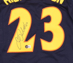 Jason Richardson Signed Golden State Warriors Jersey Insc 2xDunk Champ (Beckett)