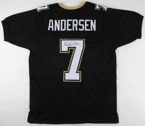 Morten Andersen Signed New Orleans Saints Jersey (JSA COA) 7xPro Bowl Kicker