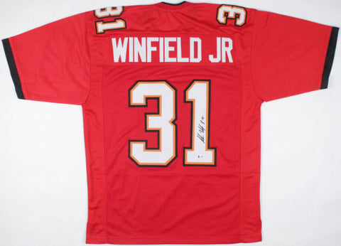 Antoine Winfield Jr. Signed Buccaneers Jersey (Beckett COA) Tampa Bay 2020 #2 Pk