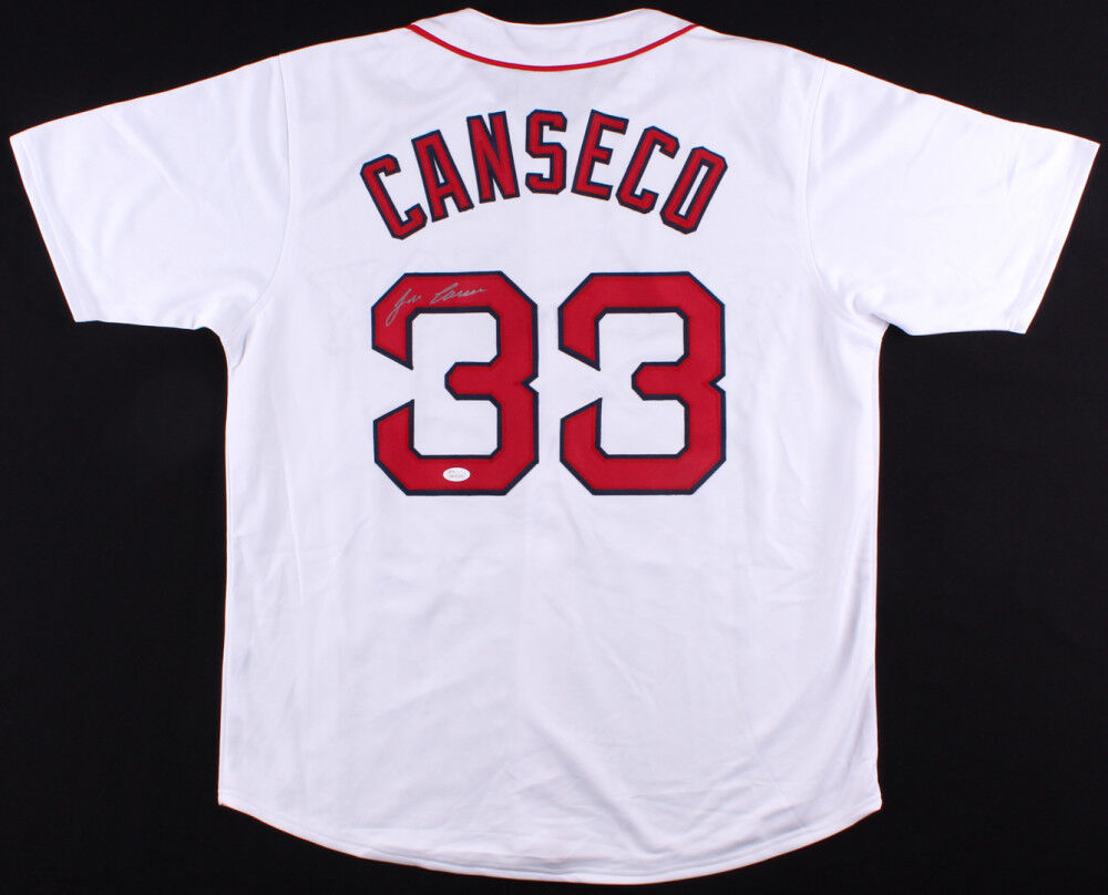 Jose Canseco Signed Red Sox Jersey (JSA) 6x All Star / 2x World Series Champ