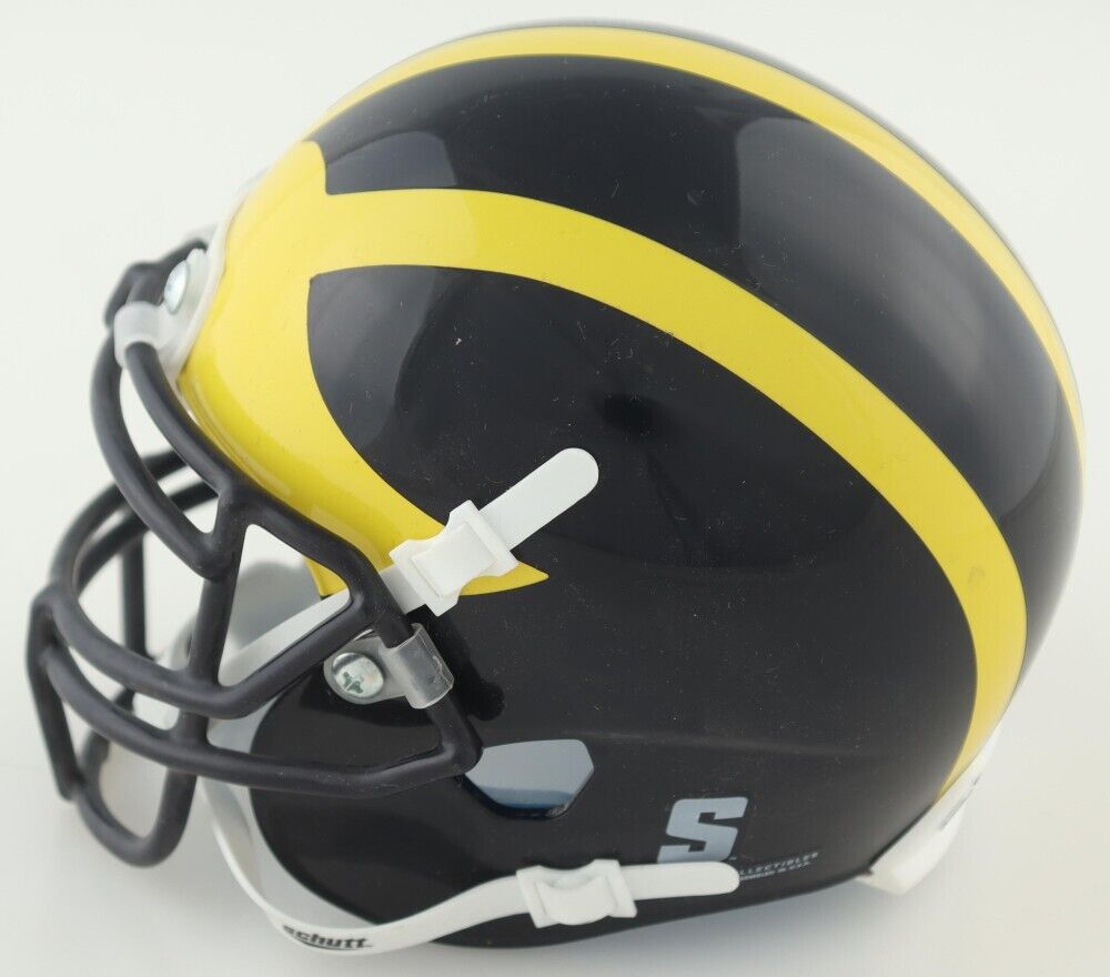 Denard Robinson Signed Michigan Wolverine Speed Mini-Helmet (Beckett) –