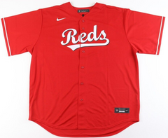 Hunter Greene Signed Cincinnati Reds Nike MLB Jersey (Fanatics & MLB) Pitcher