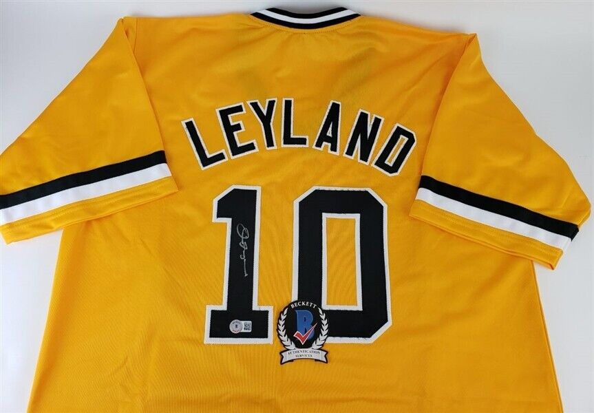 Jim Leyland Signed Pirates Jersey (Beckett) Pittsburgh Manager