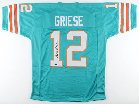 Bob Griese Signed Miami Dolphins Jersey (Schwartz COA) / 2×Super Bowl Champion