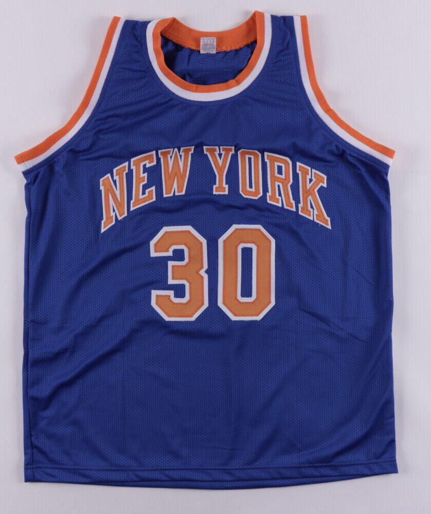 Bernard King Signed New York Knicks Jersey (PSA/DNA Holo) 4xNBA All Star Forward
