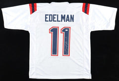 Julian Edelman Signed New England Patriots Jersey (JSA COA) 3xSuper Bowl Champ