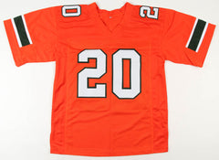 Bernie Kosar Signed Miami Hurricanes Orange Jersey (PSA Holo)1983 National Champ