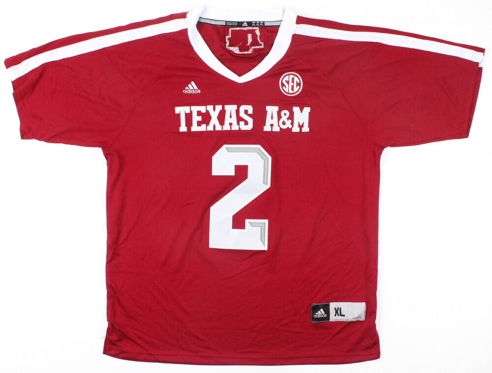 Johnny Manziel Signed Texas A&M Aggies Custom Jersey 12