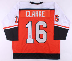 Bobby Clarke Signed Philadelphia Flyers Jersey (JSA COA) 1969–1984 / Logo front