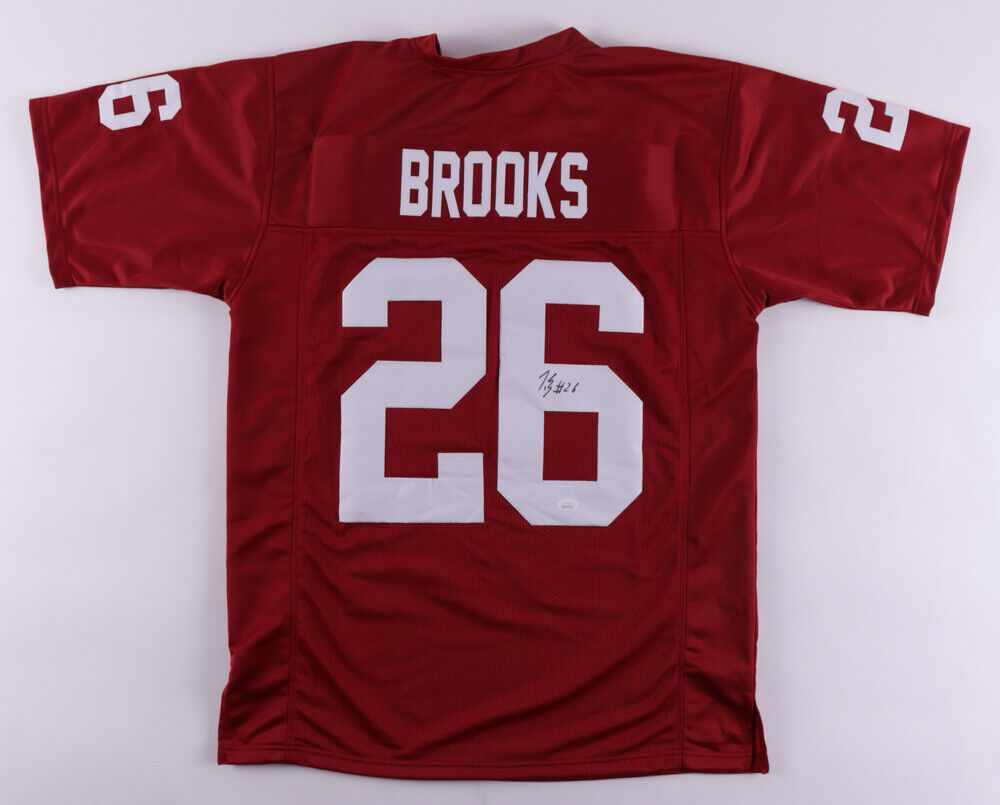 Kennedy Brooks Signed Oklahoma Sooners Jersey (JSA COA) Junior