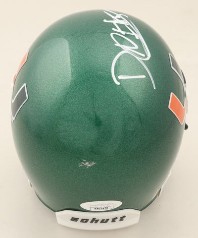 David Njoku Signed Miami Hurricanes Mini-Helmet (JSA COA) Cleveland 1st Rnd Pick