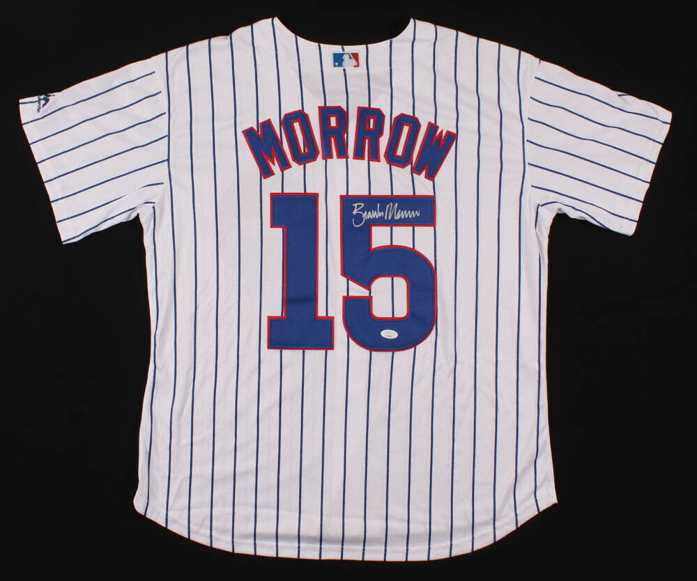 Brandon Morrow Signed Chicago Cubs Authentic Majestic MLB Jersey (JSA –