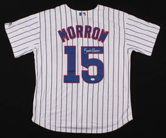 Brandon Morrow Signed Chicago Cubs Authentic Majestic MLB Jersey (JSA COA)