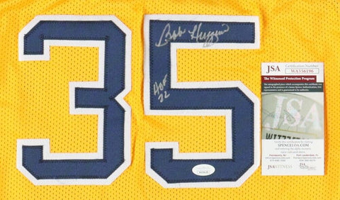 Bob Huggins Signed West Virginia Mountaineers Jersey Inscribed "HOF 22"(JSA COA)