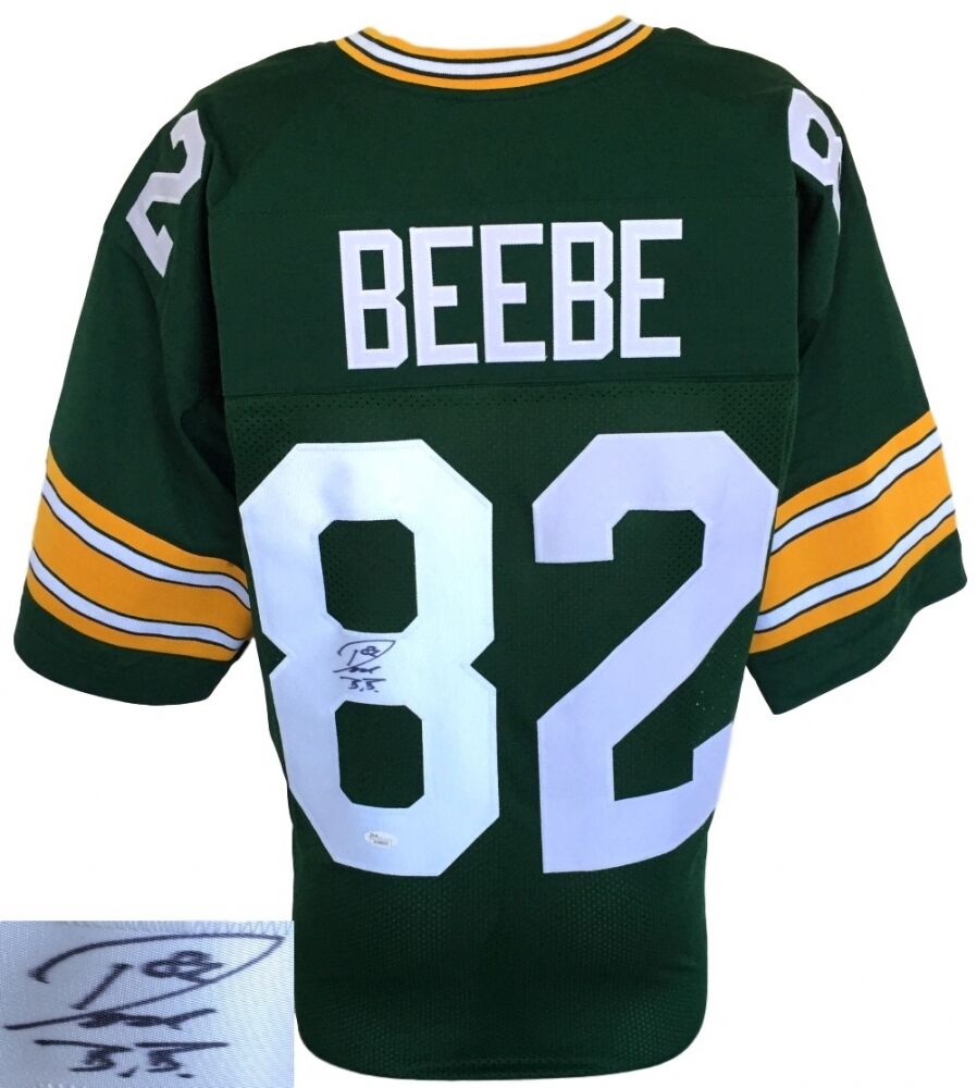 Don Beebe Signed Green Bay Packers Jersey (JSA COA) Super Bowl XXXI Champion
