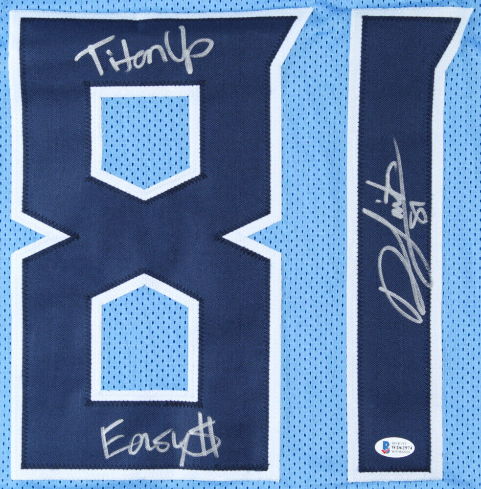 Jonnu Smith Autographed/Signed Jersey COA Tennessee Titans