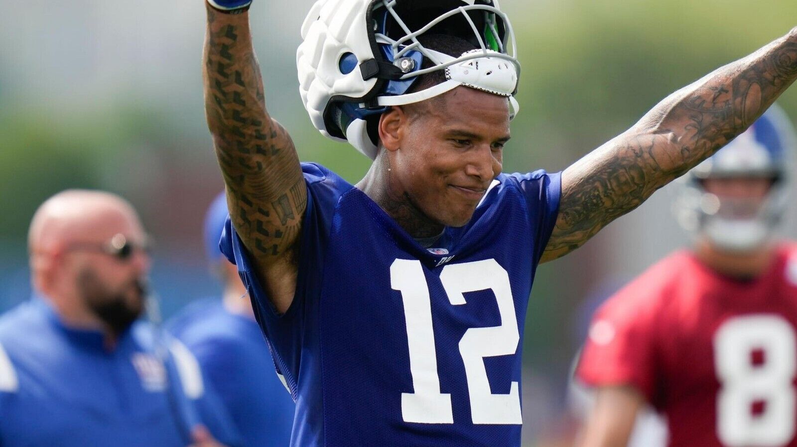 Darren Waller Signed New York Giants Jersey (PIA) Ex-Georgia Tech Tight End