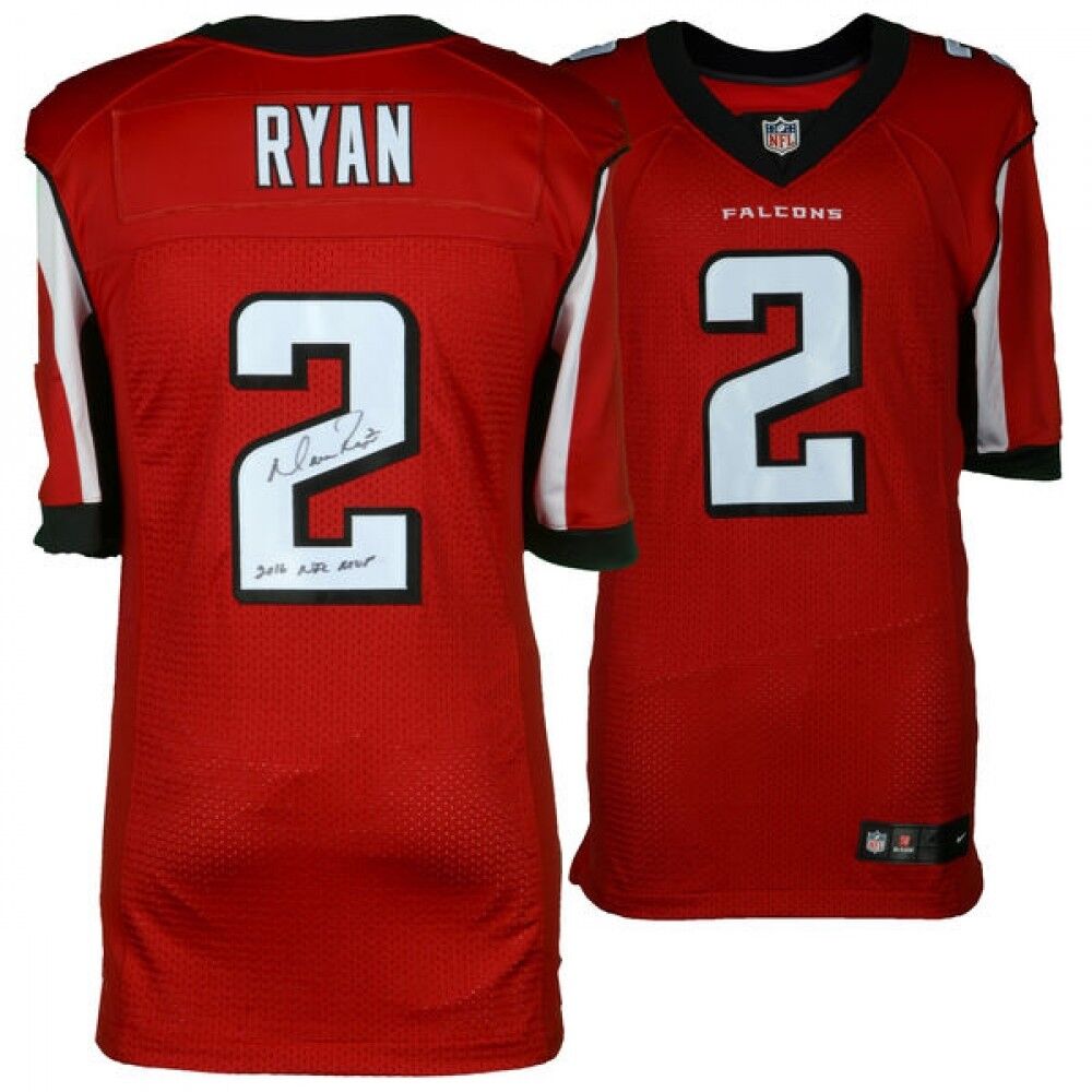 Matt Ryan Autographed Atlanta Falcons Authentic Size 40 Red Jersey JSA