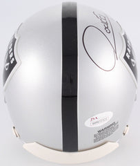 Raghib "Rocket" Ismail Signed Oakland Raiders Mini Helmet (JSA COA)