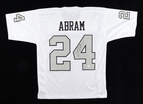 Johnathan Abram Signed Oakland Raiders Jersey (JSA COA) 1st Rnd Pick 2019 Draft