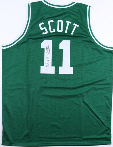 Charlie Scott Signed Boston Celtics Jersey (JSA COA) Hall of Fame Shooting Guard