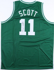 Charlie Scott Signed Boston Celtics Jersey (JSA COA) Hall of Fame Shooting Guard