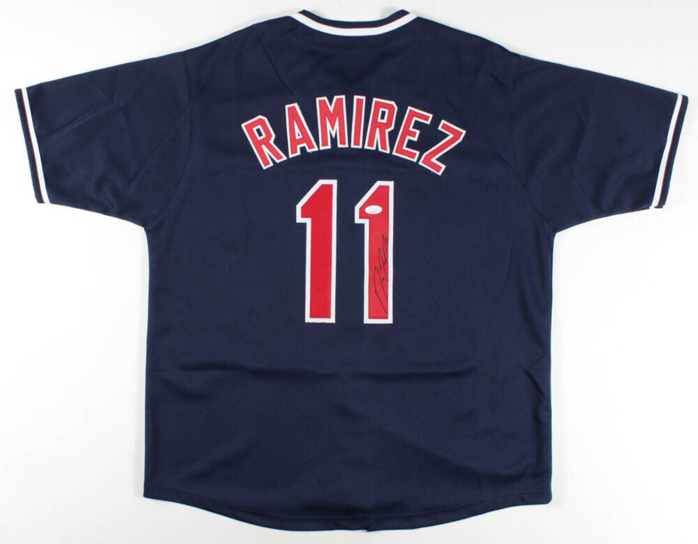 Jose Ramirez Signed Cleveland Indians Jersey (JSA COA) 2xAll Star 3rd Baseman