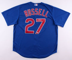 Addison Russell Signed Cubs Jersey (PSA) World Series champion (2016) All Star