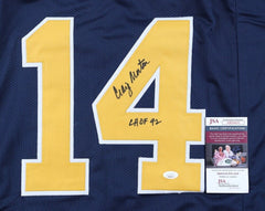 Craig Morton Signed California Golden Bear Jersey Inscribed "CHOF 92" (JSA COA)