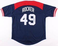 John Rocker Inscribed F*** NY Signed Atlanta Braves Custom Jersey (JSA  COA)