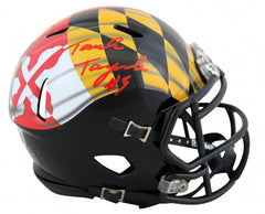 Taulia Tagovailoa Signed Maryland Terrapin Speed Mini Helmet (Beckett) Tua's Bro