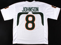 Duke Johnson Signed University of Miami Jersey (Leaf COA) Browns Running Back