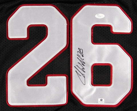Chris "Beanie" Wells Signed Cardinals Reebok Jersey JSA  Ohio State All American