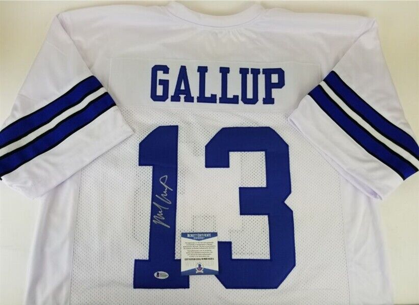 Framed Dallas Cowboys Michael Gallup Autographed Signed Jersey