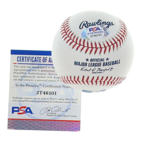 Charlie Sheen (Wild Thing Vaughn) Signed Baseball (PSA) 1989 Movie: Major League
