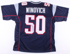 Chase Winovich Signed New England Patriots Jersey (Beckett COA) 2019 3rd Rnd Pk